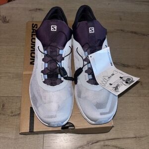 Salomon Amphib Bold 2 Womens Arctic lce/Nightshade Running Shoes Size 10